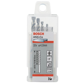 Forets à métaux rectifiés HSS-Co, DIN 338 Bosch 2608585873