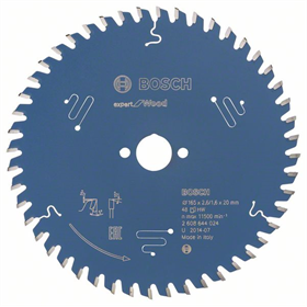 Lame de scie circulaire  Expert for Wood 165x20mm T48 Bosch 2608644024
