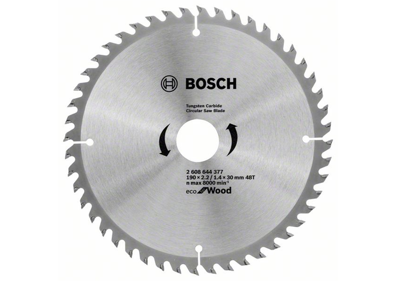 Lame de scie circulaire  ECO Optiline Wood 190x30mm T48 Bosch 2608644377