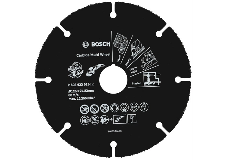 Disque à tronçonner carbure Bosch Carbide Multi Wheel