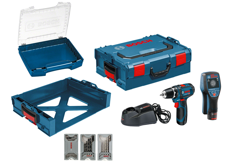 Kit d'outils 12V Bosch GTC400C+GSR12V-15
