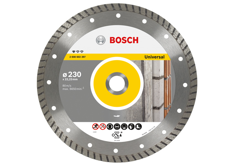 Disque diamant 125x22,23x2mm Bosch Standard for Universal Turbo