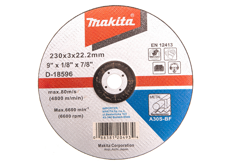 Disque à métal Makita D-18596