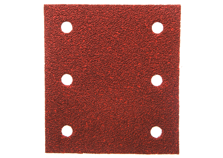 Papier abrafif velcro 114 x 102 mm (6 ouvertures) grain, 40, 50 pièces Makita P-42416