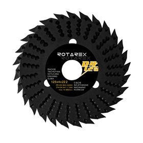 Disque râpe universel Rotarex BLACK MAMBA R4/125