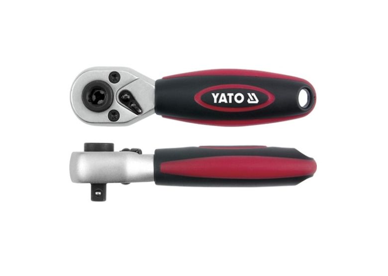 Cliquet 1/4” 105 mm à douille et embout Yato YT-0331
