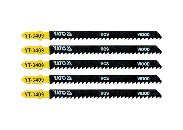 Lame à scie sauteuse bois t 8tpi 5 pièces Yato YT-3409