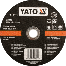 Disque à métal Yato YT-5920