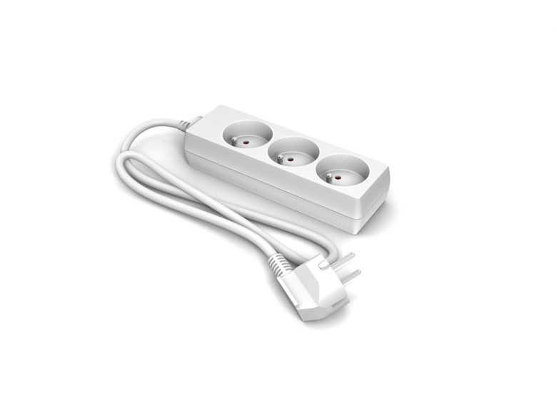 Rallonge électrique avec prise terre 3 prises  5 m Acar 5M3GU