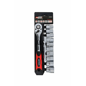 Jeu de clés à douille 1/2" à cliquet, 12 éléments Awtools AW39013