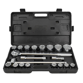 Jeu de clés à douille 3/4" à cliquet, 21 éléments Awtools AW39021