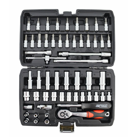 Clés à douille 1/4", jeu de 56 éléments Awtools AW39056BL