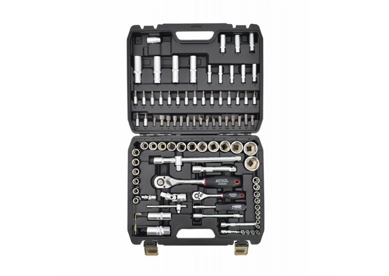 Clés à douilles 1/2", 1/4", jeu de 94 éléments Awtools AW39094BL