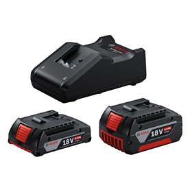 Ensemble 2 Batteries 18V 2.0/4.0Ah et chargeur Bosch 1600A01ZS9