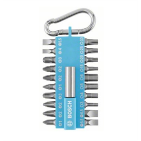 Set de pointes, mousqueton BLEU, 21pc. Bosch 2607002822