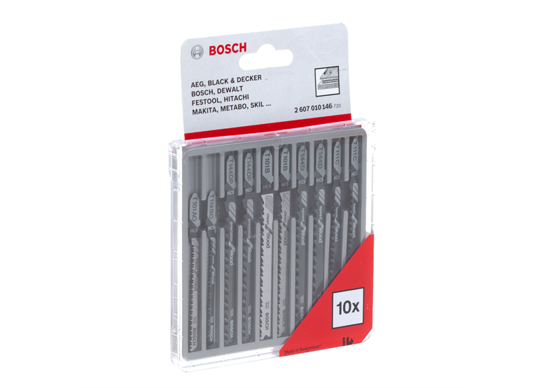Lame à bois 10 pièces Bosch 2607010146