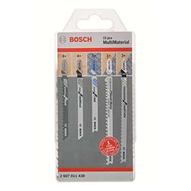 Jeu de lames de scie à bois et à métaux 15pcs Bosch 2607011438
