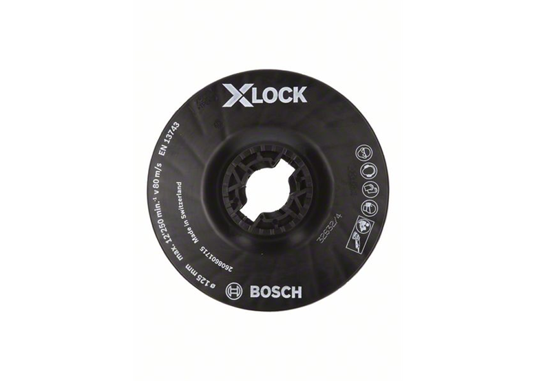 Plateau de ponçage moyen  X-Lock 125mm Bosch 2608601715
