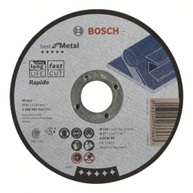 Disque à tronçonner  Best for Metal – Rapido Bosch 2608603514