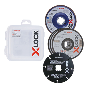 Ensemble 5 disques 125mm X-Lock Bosch 2608619374