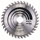 Lame de scie circulaire Optiline Wood 180x30/20mm T36 Bosch 2608640609