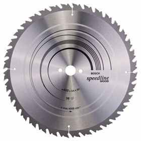 Lame de scie circulaire Speedline Wood 400x30mm T36 Bosch 2608640684