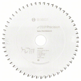 Lame de scie circulaire Top Precision Best for Multi Material 210x30mm T54 Bosch 2608642096