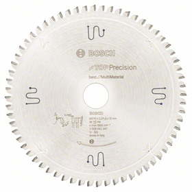 Lame de scie circulaire Top Precision Best for Multi Material 216x30mm T64 Bosch 2608642097