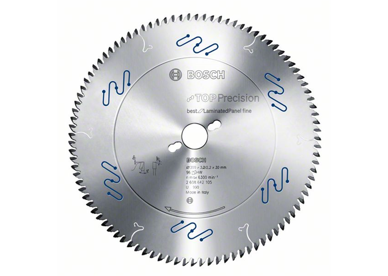 Lame de scie circulaire Top Precision Best for Laminated Panel Fine 350x30mm T108 Bosch 2608642107