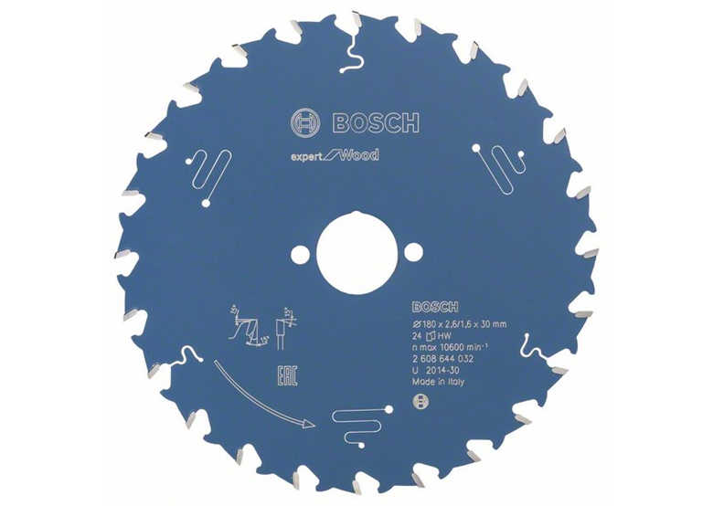 Lame de scie circulaire  Expert for Wood 180x30mm T24 Bosch 2608644032