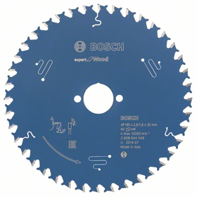 Lame de scie circulaire  Expert for Wood 190x30mm T40 Bosch 2608644048