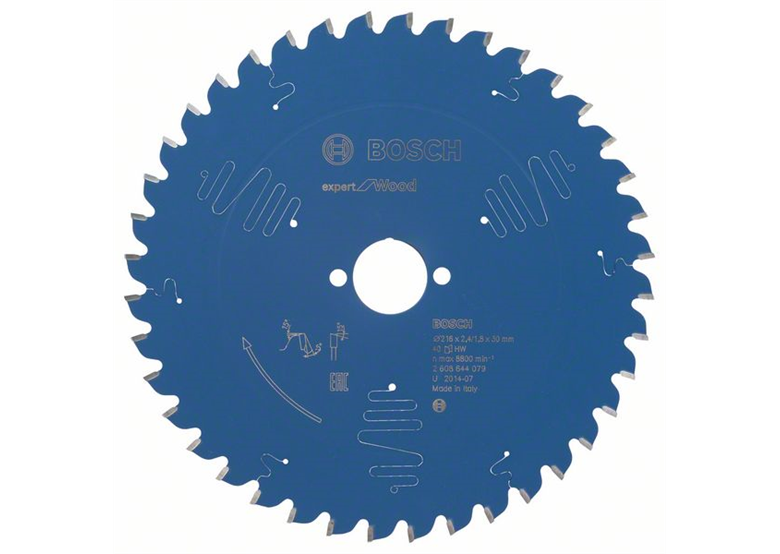 Lame de scie circulaire  Expert for Wood 216x30mm T40 Bosch 2608644079