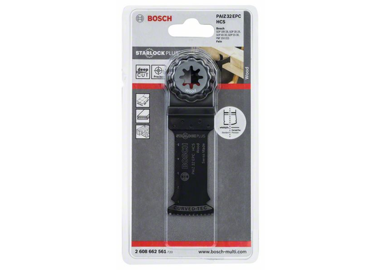 Lame HCS PAIZ 32 EPC pour outils multi-fonctions Wood Bosch 2608662561