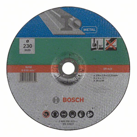 Disque à tronçonner à moyeu déporté, à métal, 230mm Bosch 2609256313