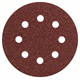 Set de feuilles abrasives pour ponceuse excentrique 125mm, G80, 5pcs Bosch 2609256A17