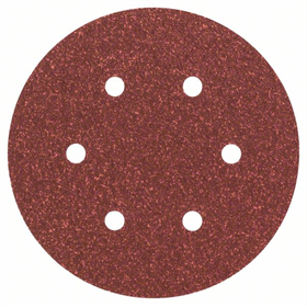 Set de feuilles abrasives pour ponceuse excentrique, G60, 5pcs Bosch 2609256A30