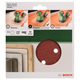 Set de feuilles abrasives pour ponceuse excentrique 125mm, G80, 5pcs Bosch 2609256A31
