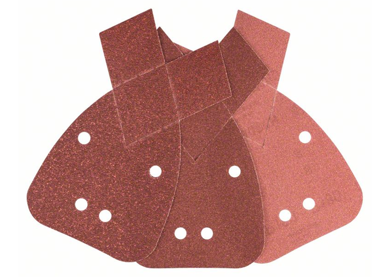 Papier de verre K80/120/180 pour ponceuses universelles 6 pièces. Bosch 2609256A72