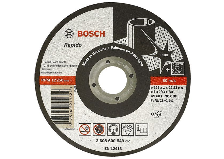 Disaue de coupe pour l'acier Inox 125x22,23x2mm Bosch AS 46 T INOX BF