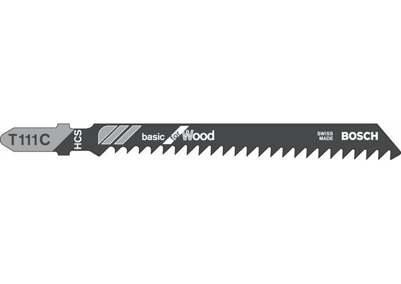 Lame de scie sauteuse T 111 C Bosch Basic for Wood