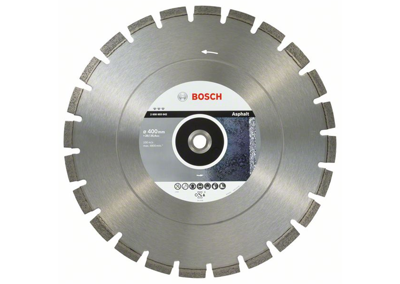 Disque à tronçonner diamanté 400mm Bosch Best for Asphalt