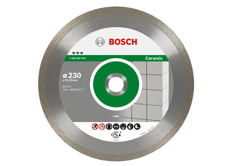 Disque diamant 230x25,4x2,4mm Bosch Best for Ceramic