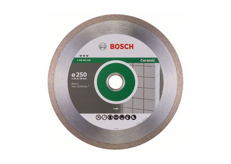 Disque diamant 250mm Bosch Best for Ceramic