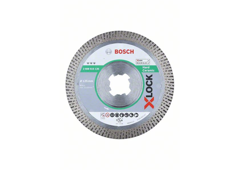 Disque diamant X-Lock 125mm Bosch Best for Hard Ceramic