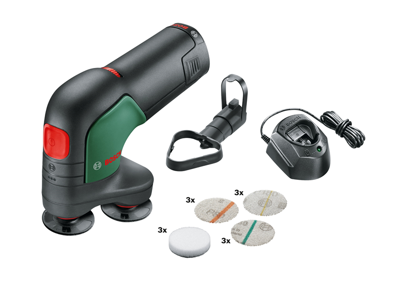 Ponceuse polisseuse sans fil à disque Bosch EasyCurvSander 12 1x2.5Ah