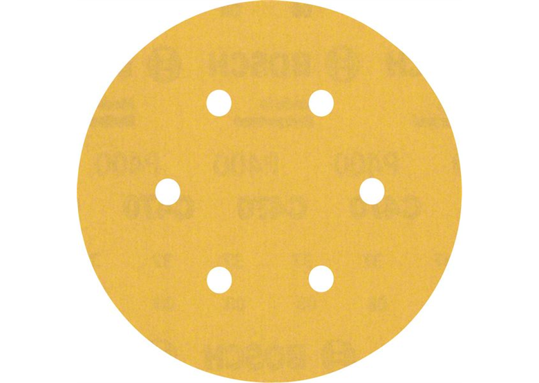 Papier abrasif 6 trous 150mm, G 400, 50pcs. Bosch EXPERT C470