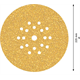Disques abrasifs 19 trous, 225mm, grain 40, 25pcs. Bosch EXPERT C470