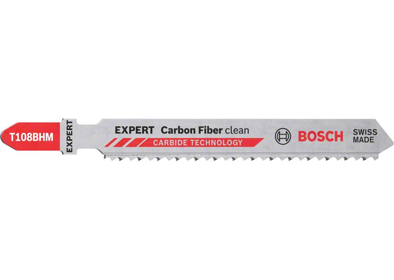 Lame de scie sauteuse, 3pcs Bosch EXPERT Carbon Fiber Clean T 108 BHM