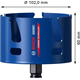 Scie trépan 102x60mm Bosch EXPERT Construction Material