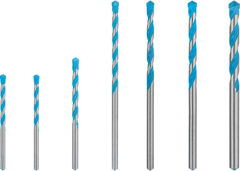 Jeu de forets /5,5/6/6/7/8/10mm, 7pcs. Bosch EXPERT CYL-9 MultiConstruction